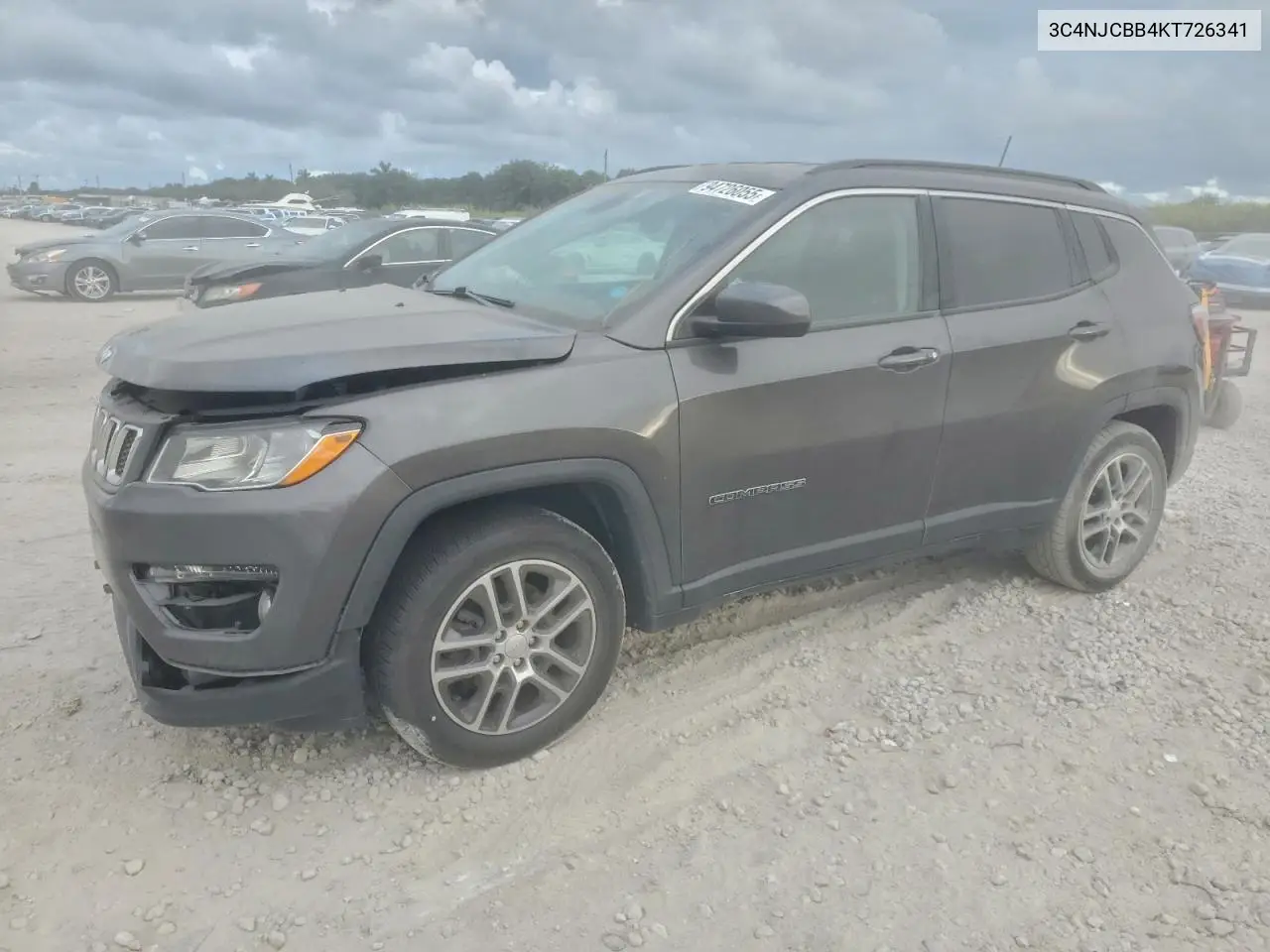 3C4NJCBB4KT726341 2019 Jeep Compass Latitude