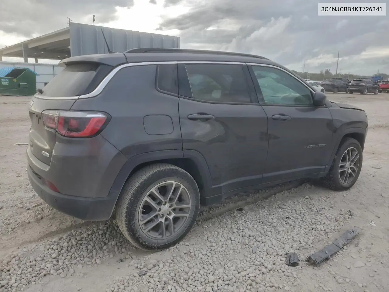3C4NJCBB4KT726341 2019 Jeep Compass Latitude