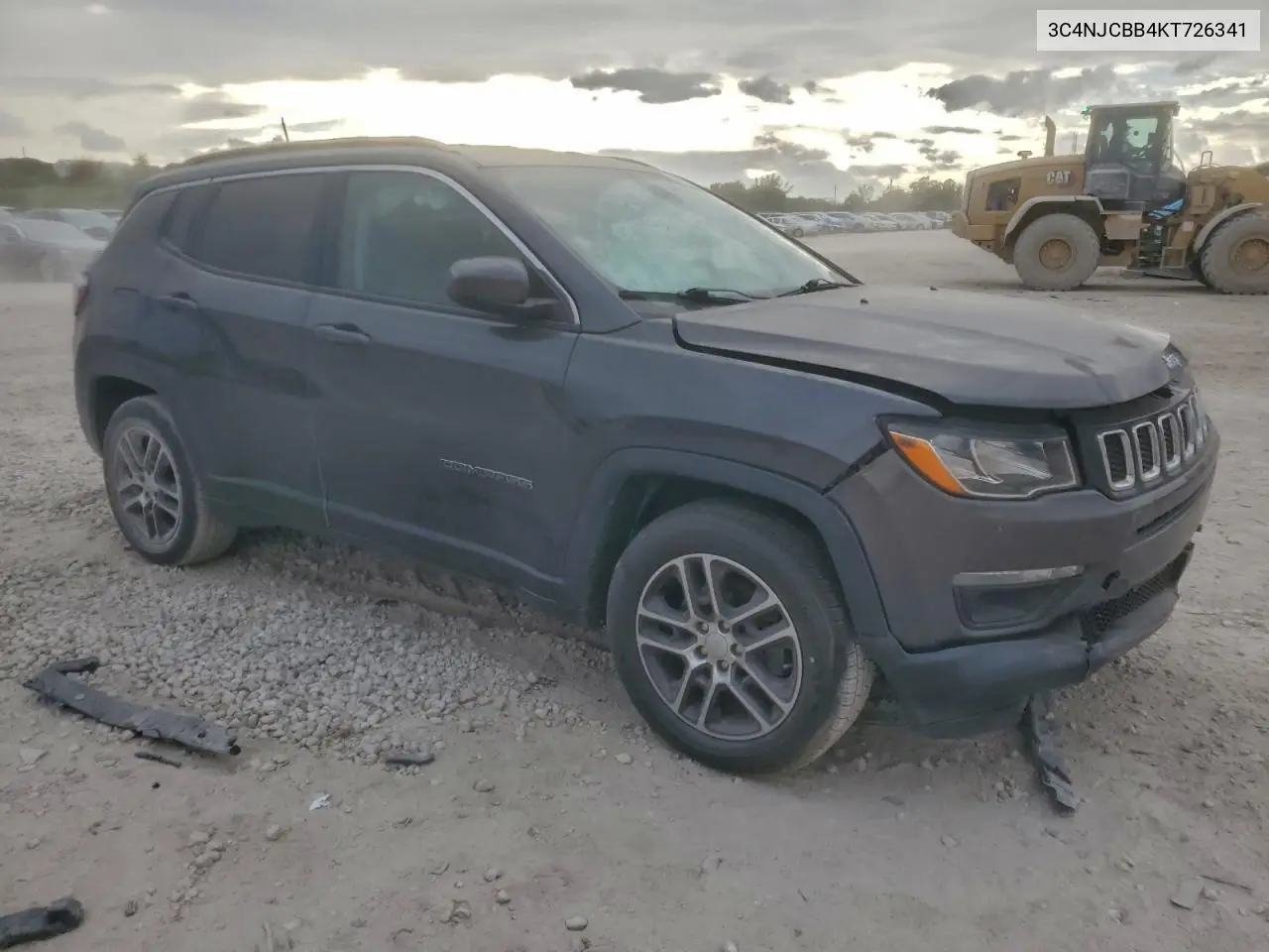3C4NJCBB4KT726341 2019 Jeep Compass Latitude