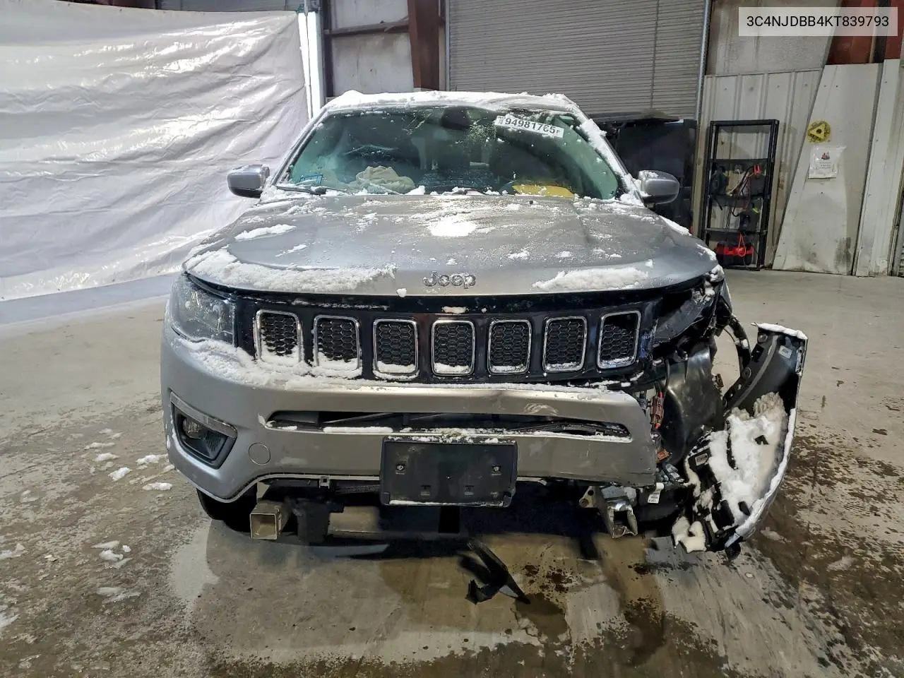 3C4NJDBB4KT839793 2019 Jeep Compass Latitude