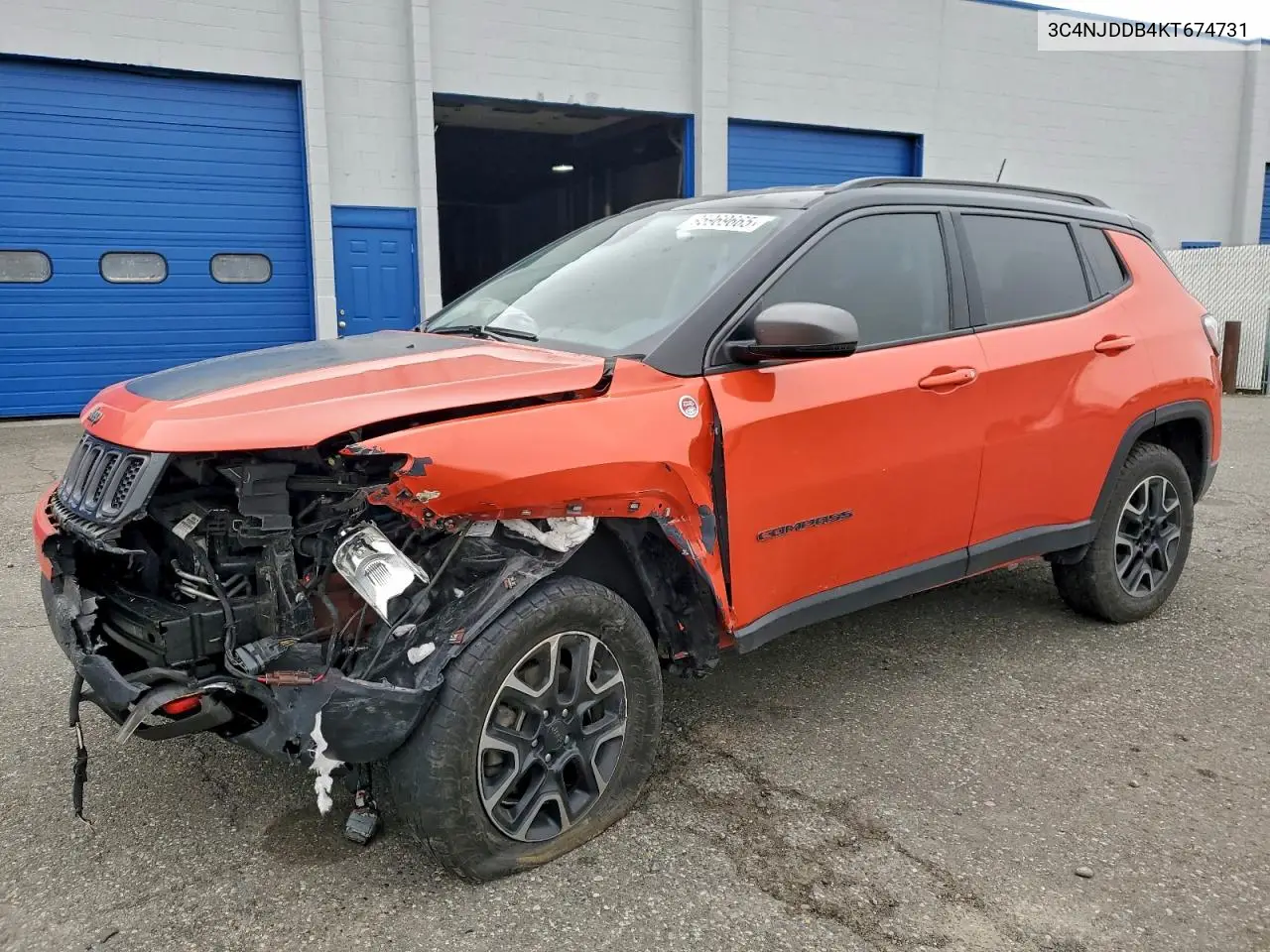 3C4NJDDB4KT674731 2019 Jeep Compass Trailhawk