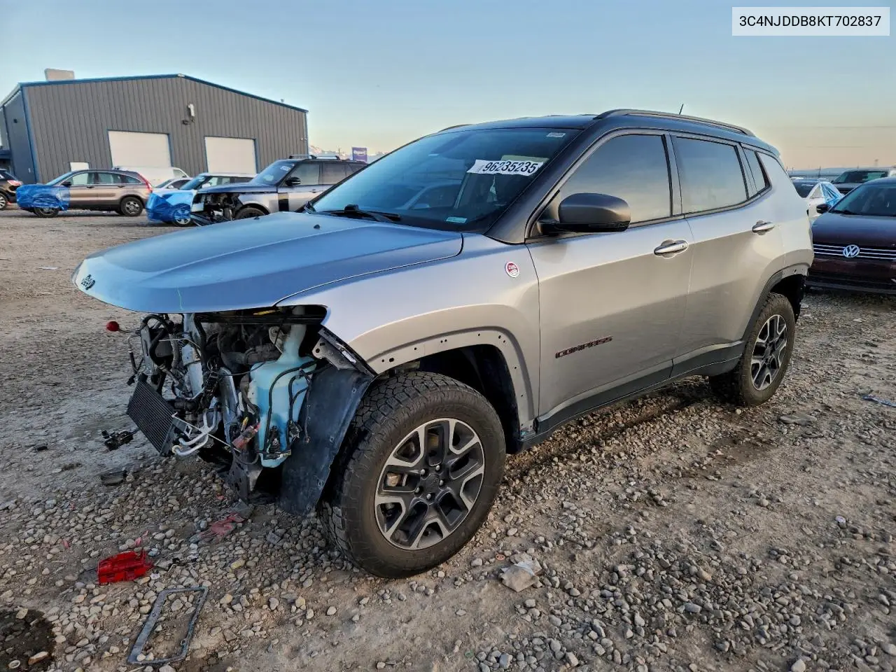 3C4NJDDB8KT702837 2019 Jeep Compass Trailhawk