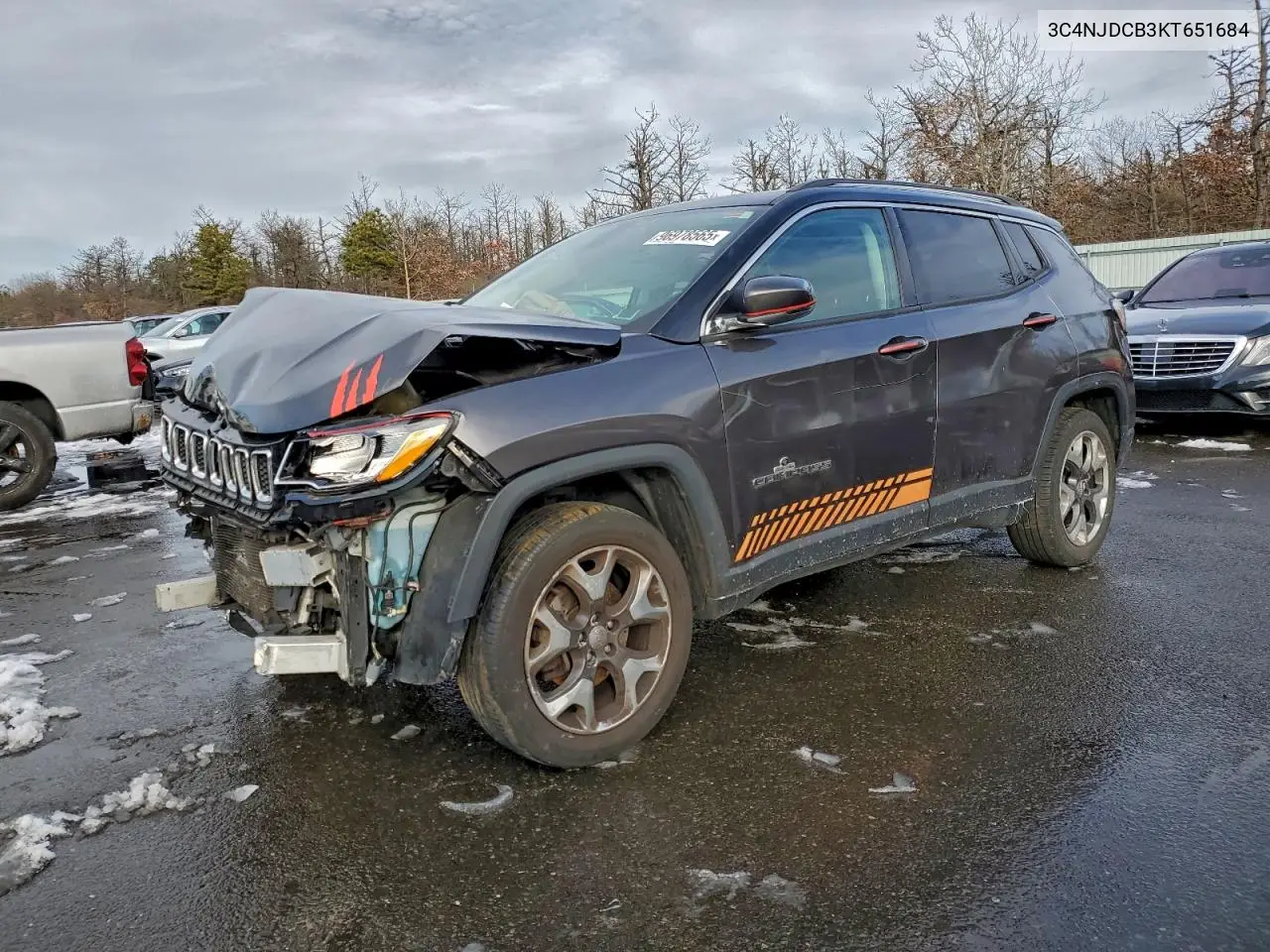 3C4NJDCB3KT651684 2019 Jeep Compass Limited