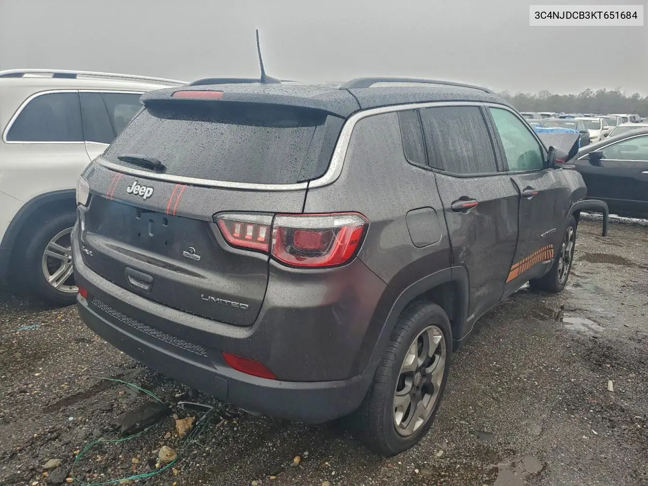 3C4NJDCB3KT651684 2019 Jeep Compass Limited