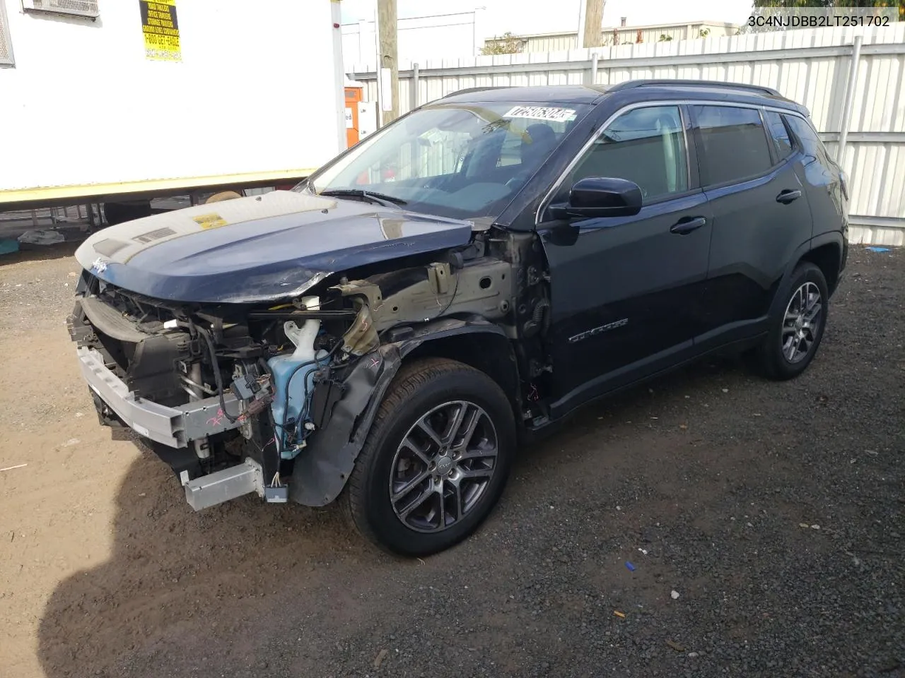 3C4NJDBB2LT251702 2020 Jeep Compass Latitude