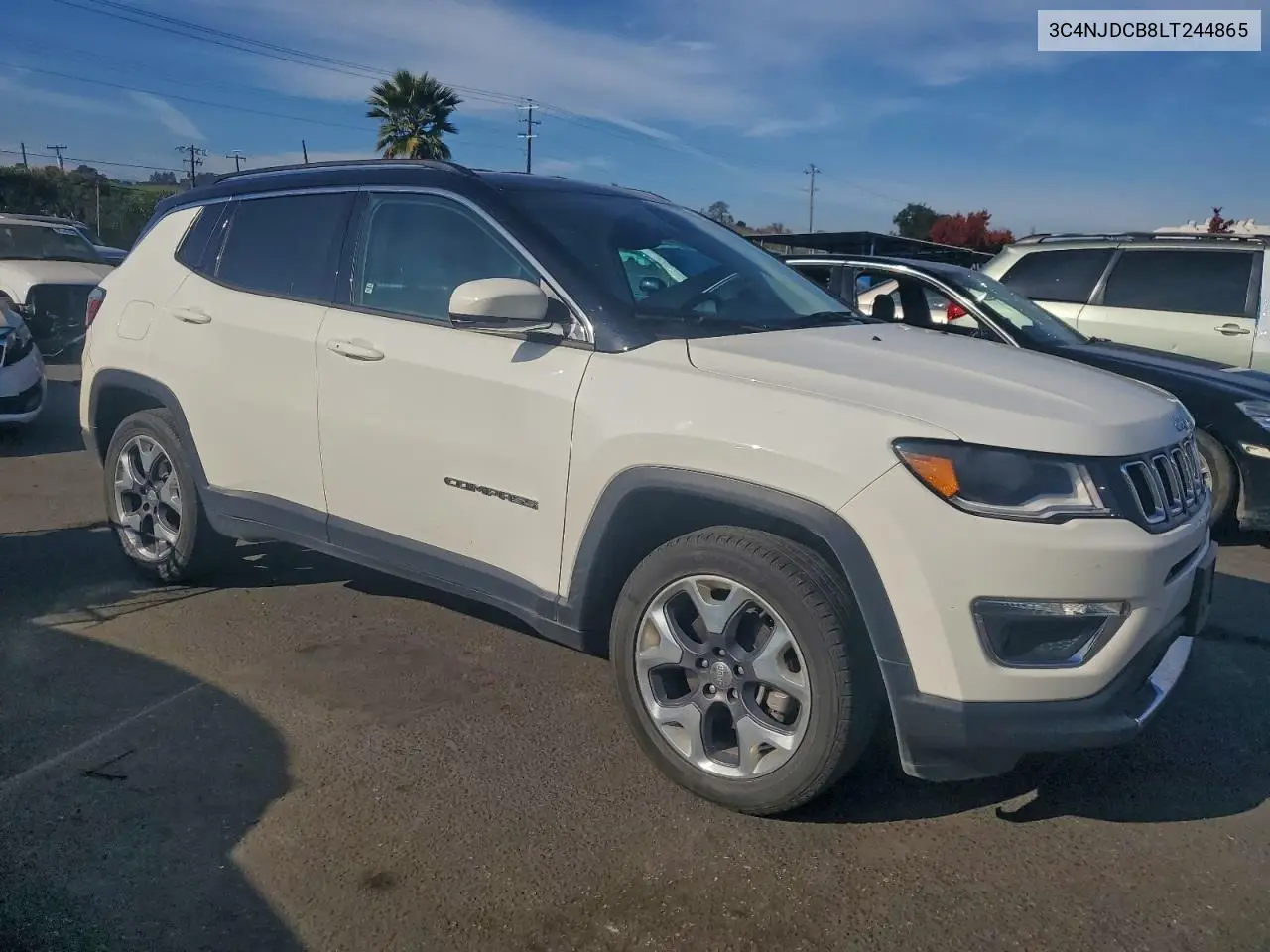 3C4NJDCB8LT244865 2020 Jeep Compass Limited