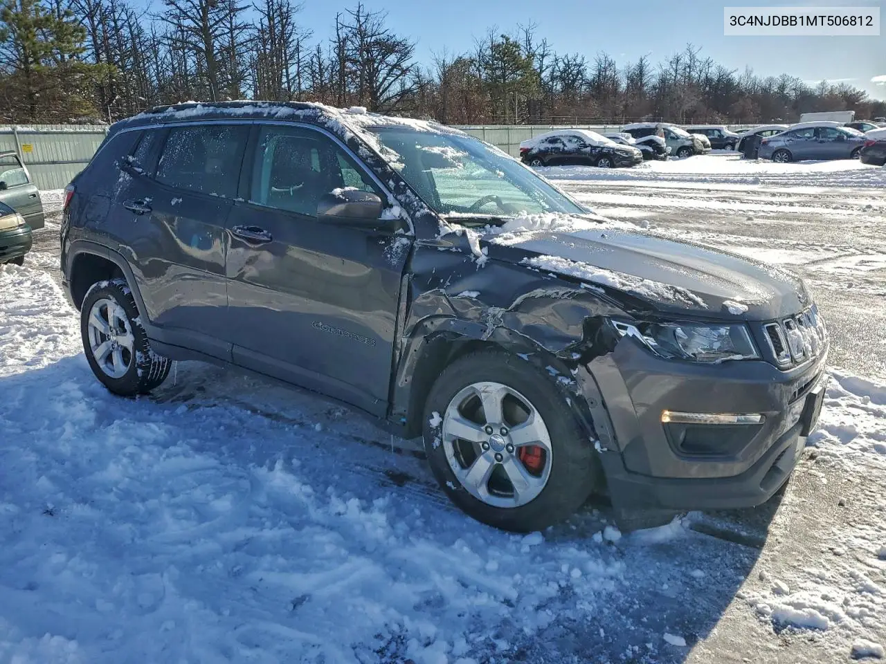 3C4NJDBB1MT506812 2021 Jeep Compass Latitude