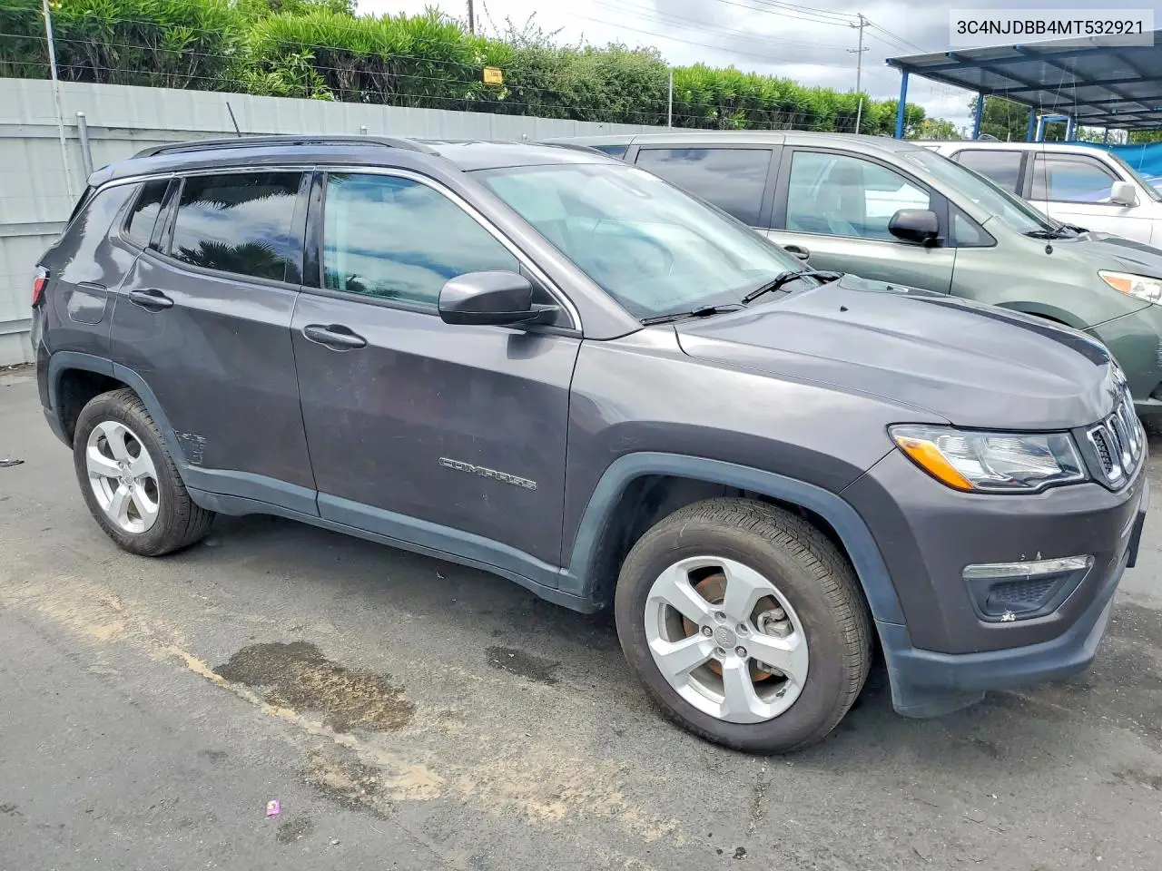 3C4NJDBB4MT532921 2021 Jeep Compass Latitude
