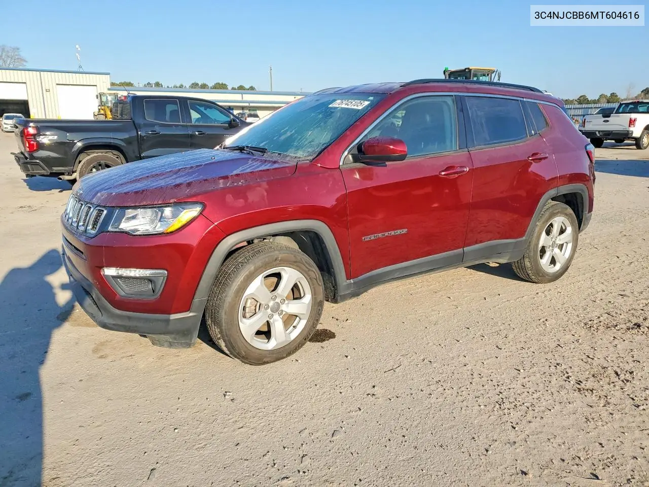 3C4NJCBB6MT604616 2021 Jeep Compass Latitude