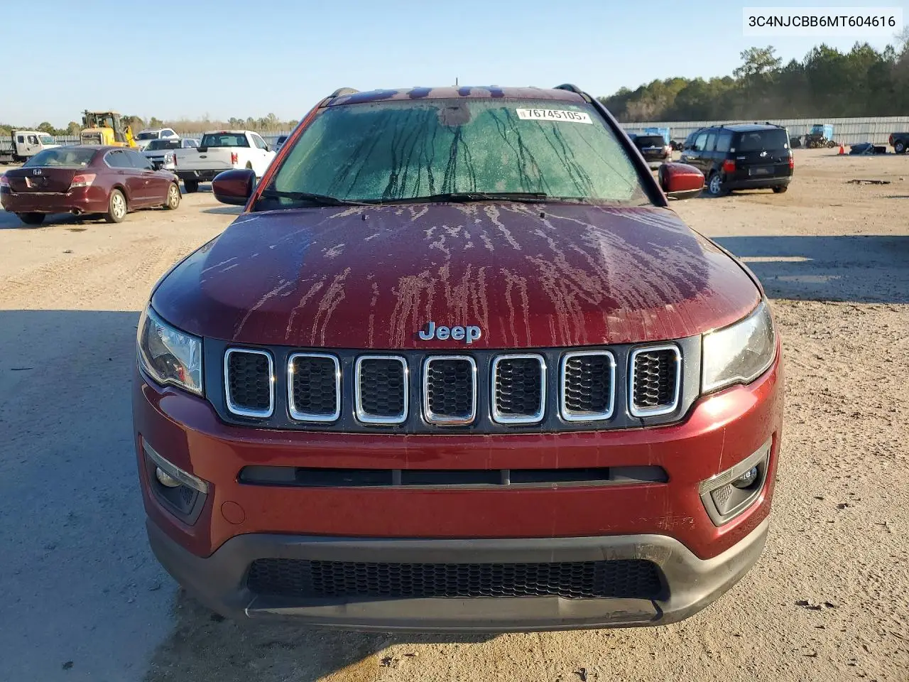 3C4NJCBB6MT604616 2021 Jeep Compass Latitude