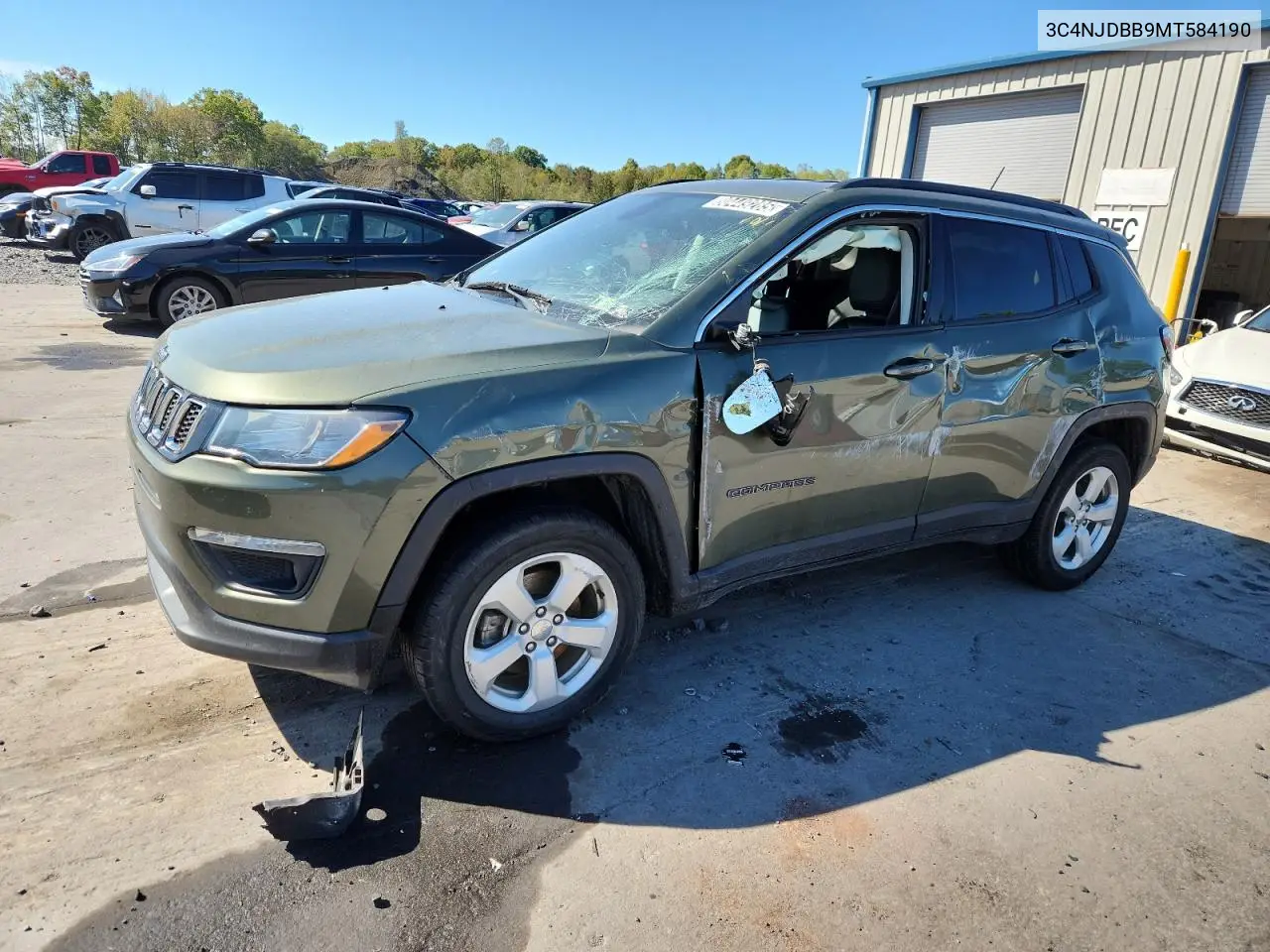 3C4NJDBB9MT584190 2021 Jeep Compass Latitude