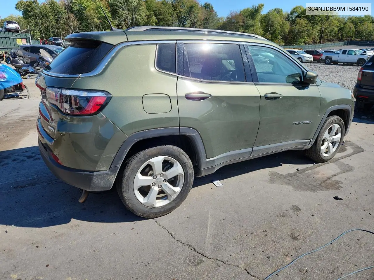 3C4NJDBB9MT584190 2021 Jeep Compass Latitude
