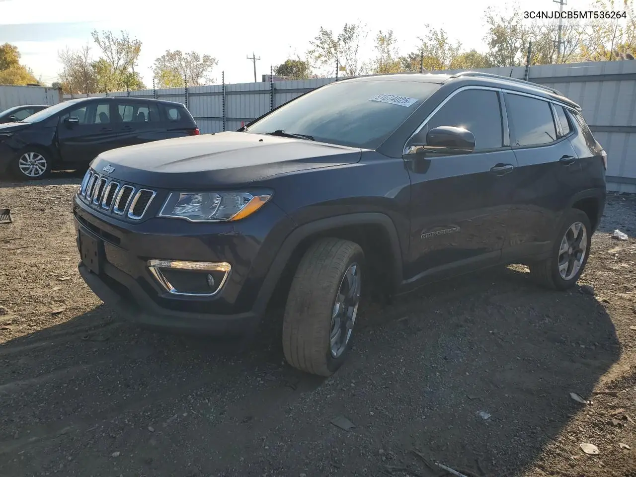 3C4NJDCB5MT536264 2021 Jeep Compass Limited