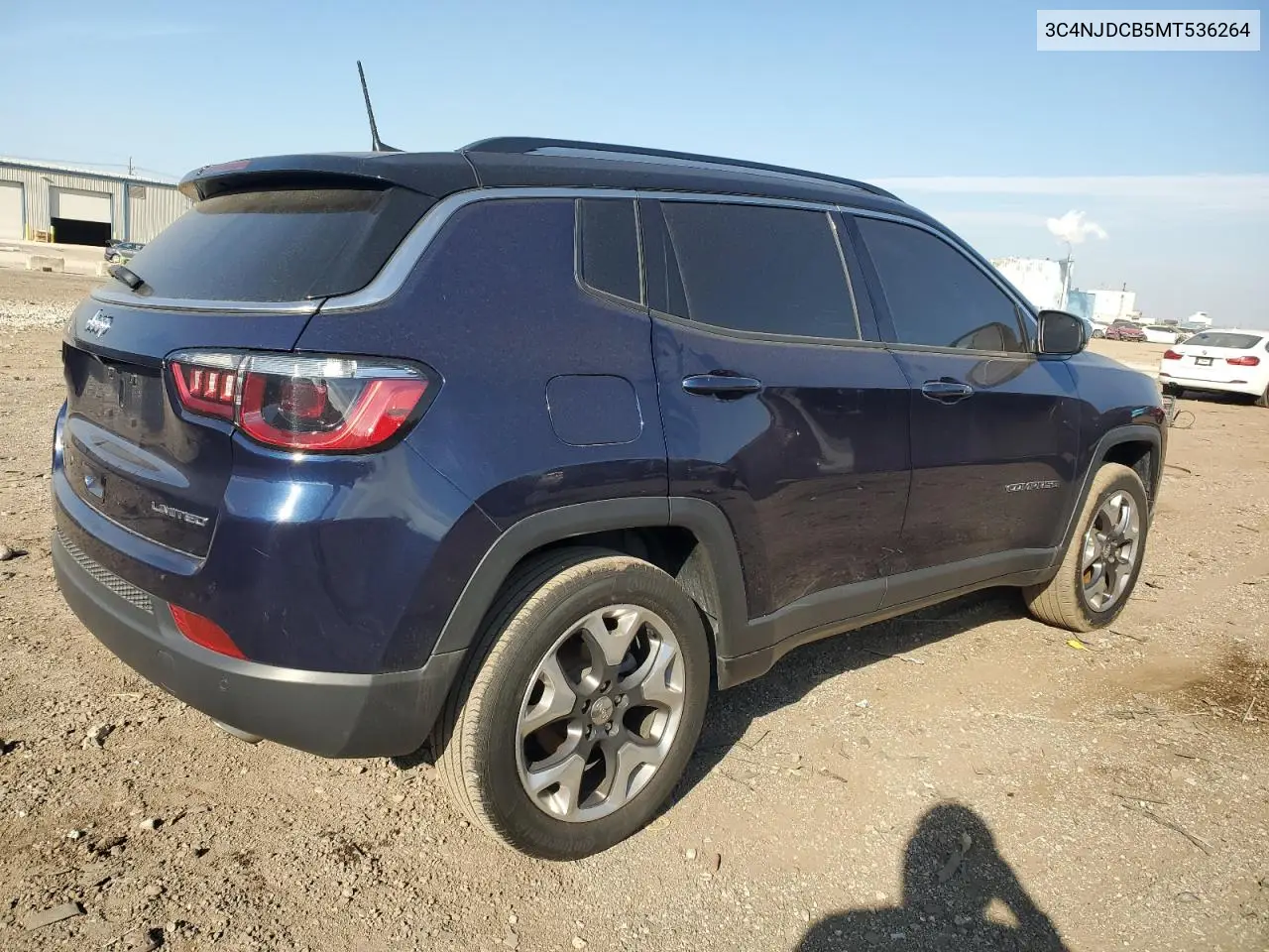 3C4NJDCB5MT536264 2021 Jeep Compass Limited