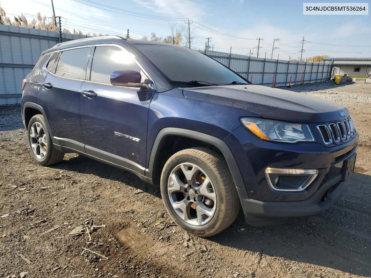 3C4NJDCB5MT536264 2021 Jeep Compass Limited