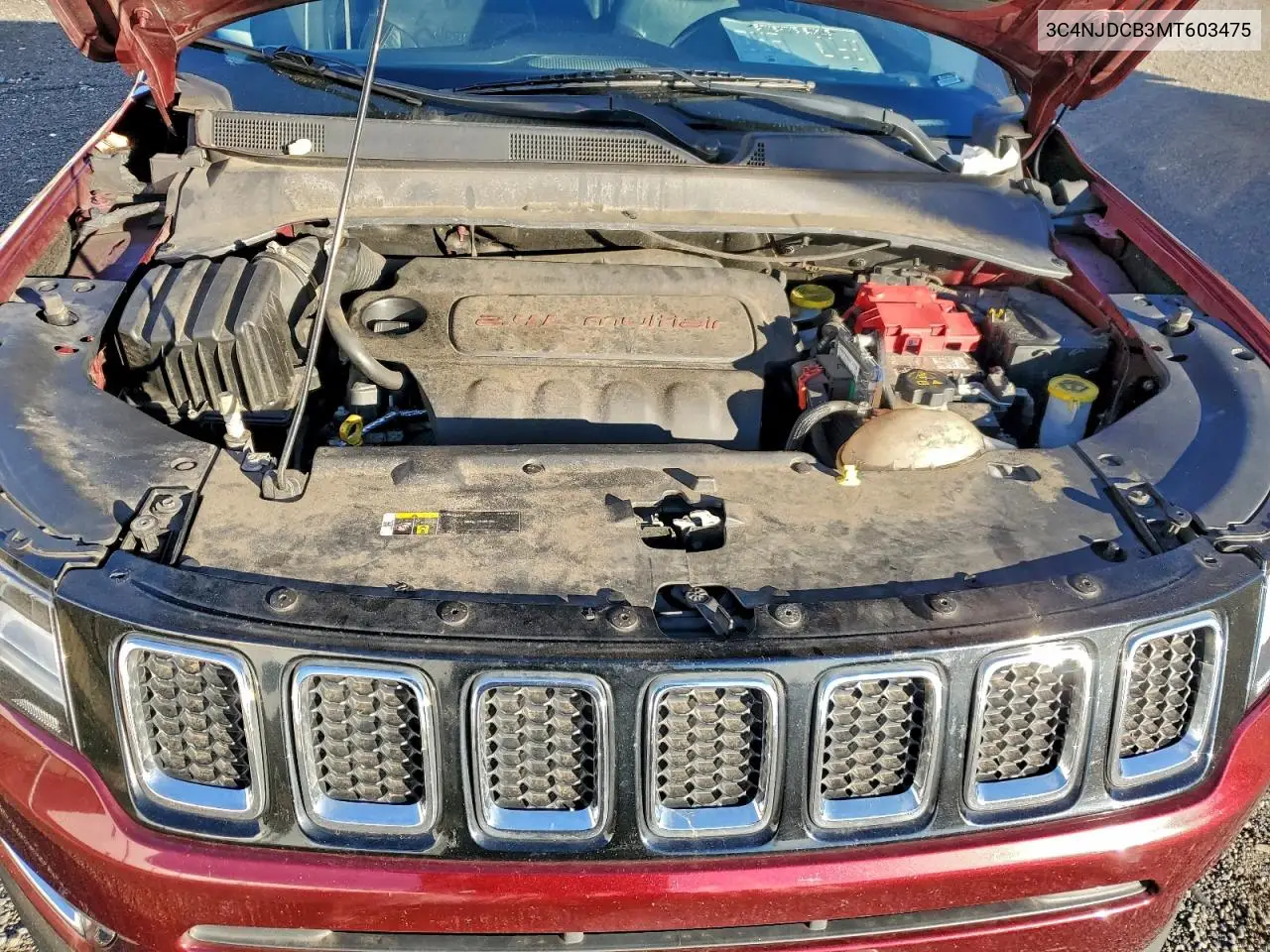 3C4NJDCB3MT603475 2021 Jeep Compass Limited
