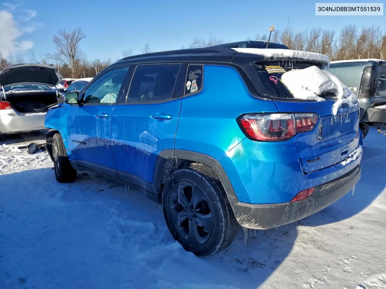 3C4NJDBB3MT551539 2021 Jeep Compass Latitude