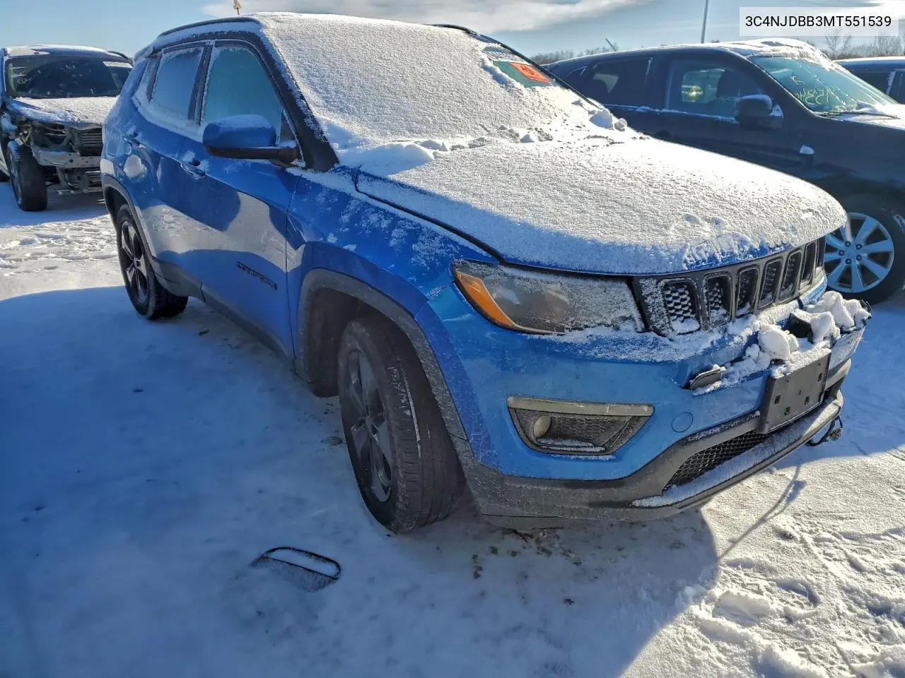 3C4NJDBB3MT551539 2021 Jeep Compass Latitude