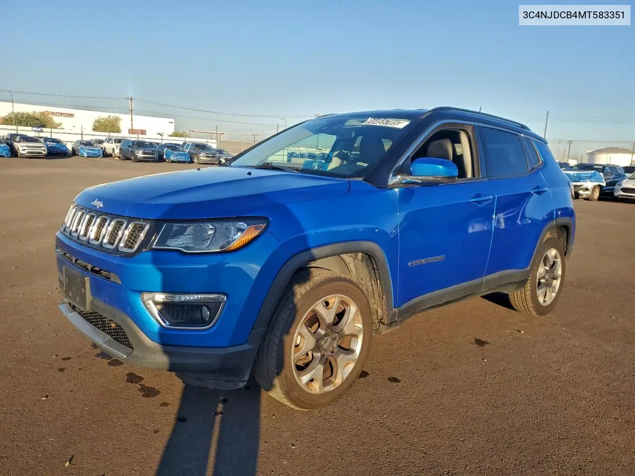 3C4NJDCB4MT583351 2021 Jeep Compass Limited