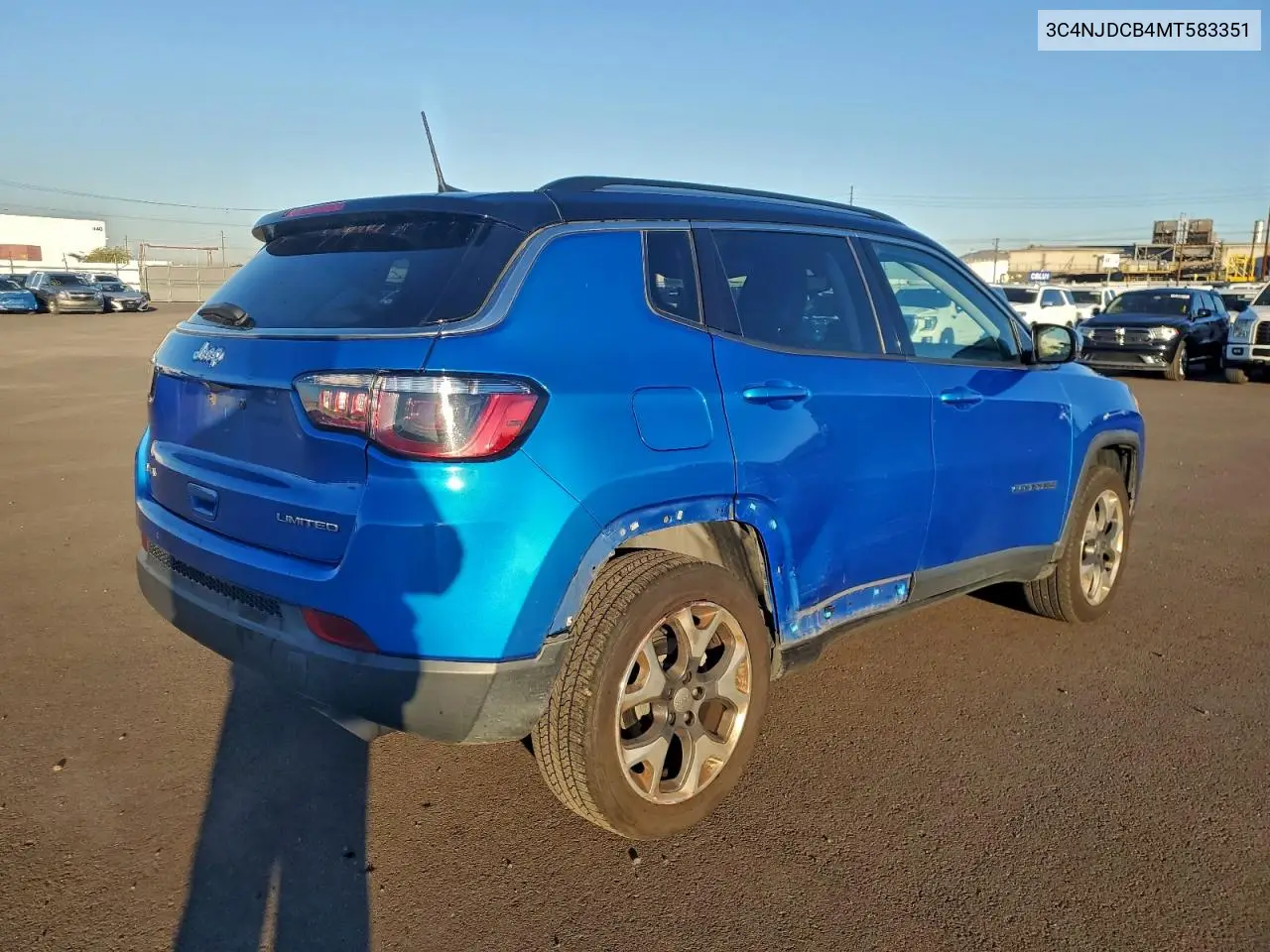 3C4NJDCB4MT583351 2021 Jeep Compass Limited