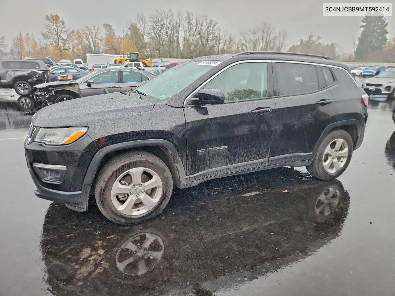 3C4NJCBB9MT592414 2021 Jeep Compass Latitude