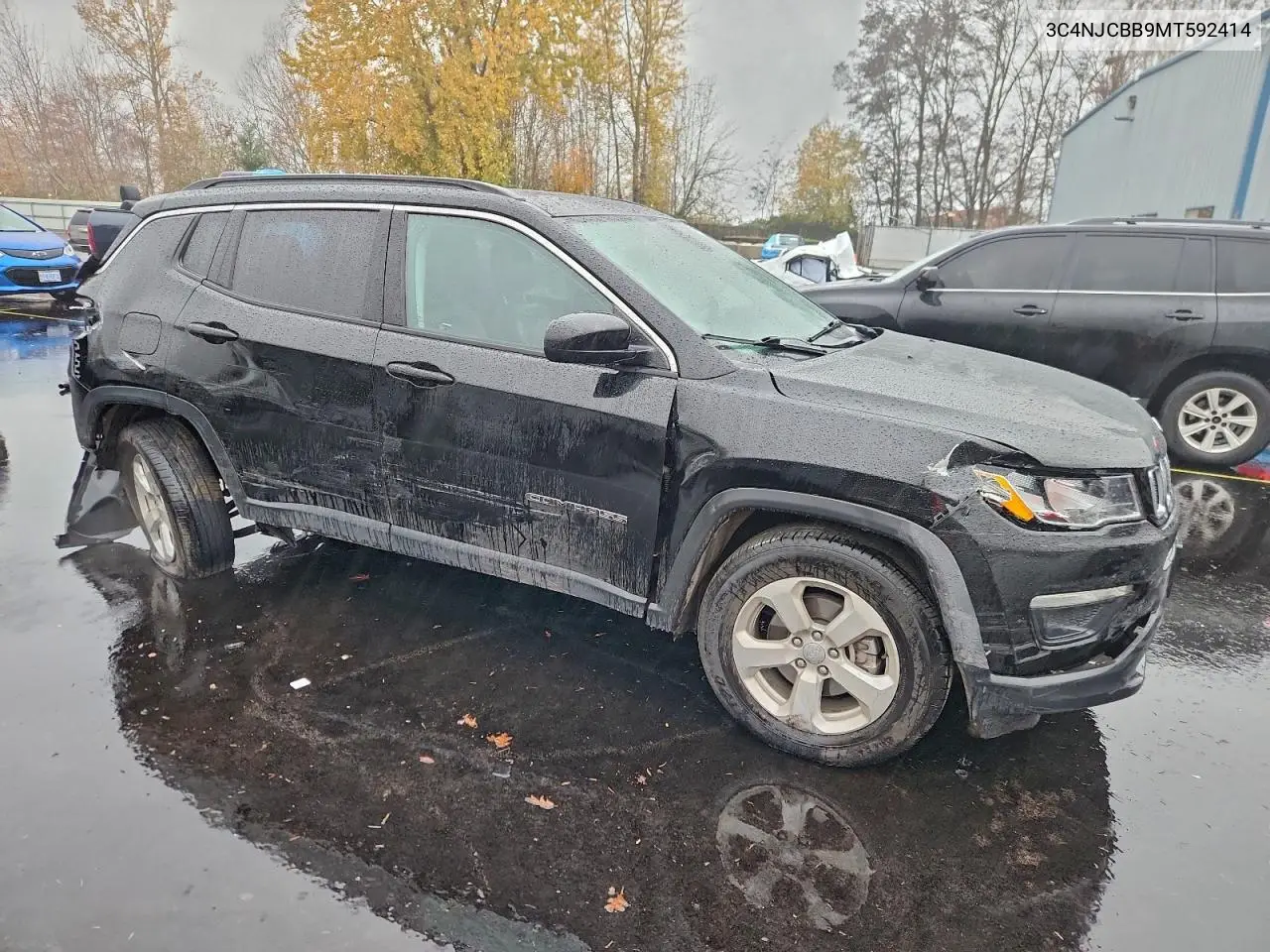 3C4NJCBB9MT592414 2021 Jeep Compass Latitude