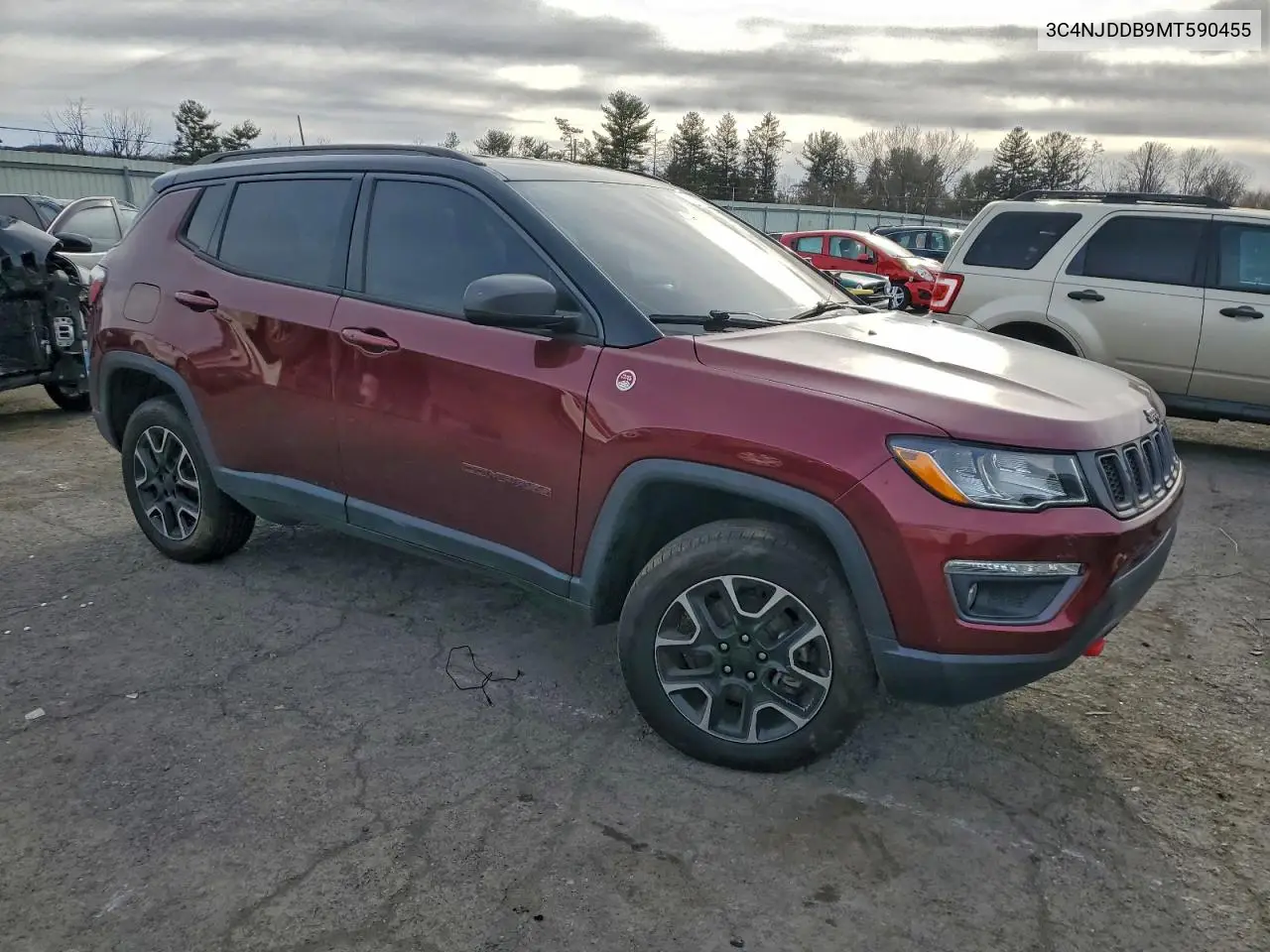 3C4NJDDB9MT590455 2021 Jeep Compass Trailhawk