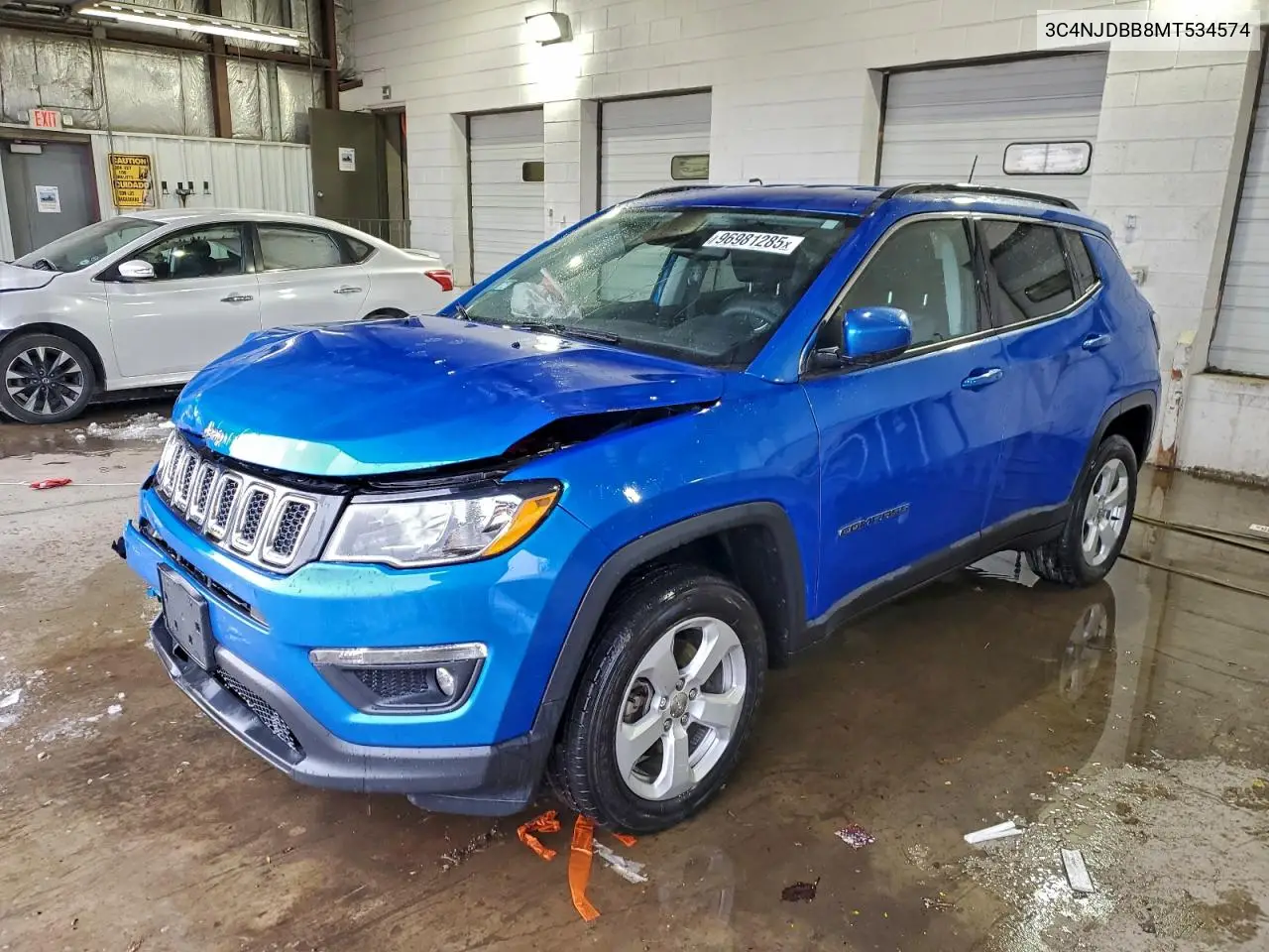 3C4NJDBB8MT534574 2021 Jeep Compass Latitude