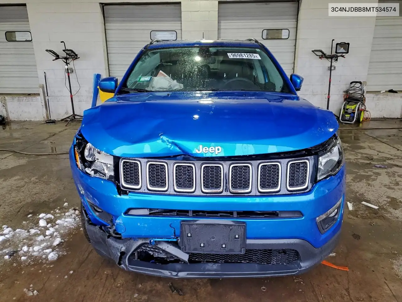 3C4NJDBB8MT534574 2021 Jeep Compass Latitude