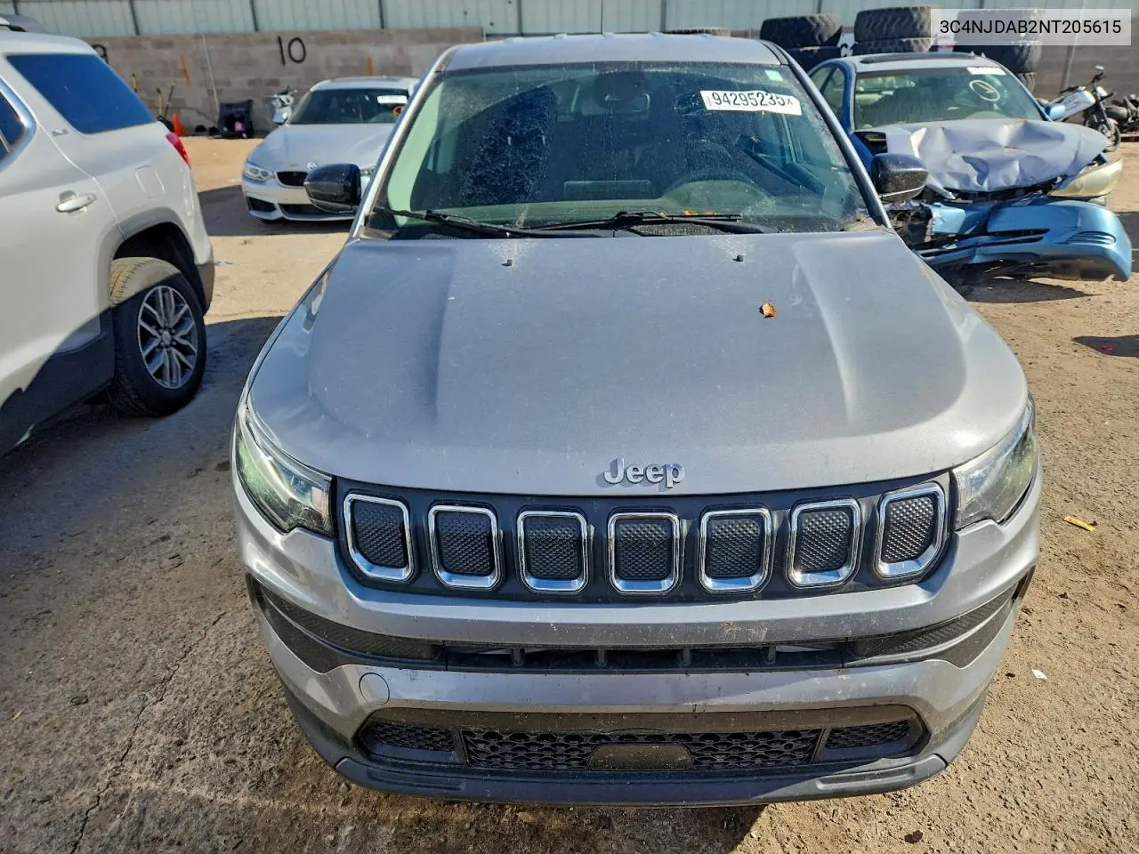 3C4NJDAB2NT205615 2022 Jeep Compass Sport