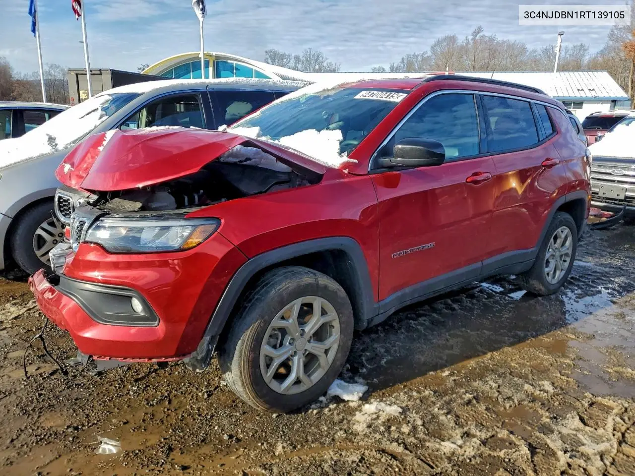 3C4NJDBN1RT139105 2024 Jeep Compass Latitude