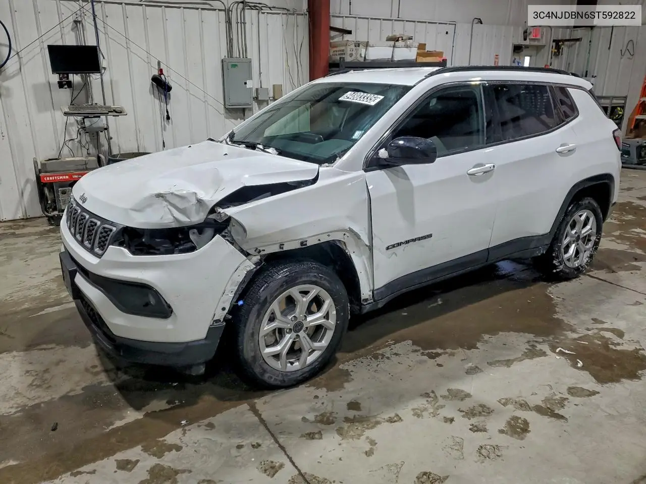 3C4NJDBN6ST592822 2025 Jeep Compass Latitude