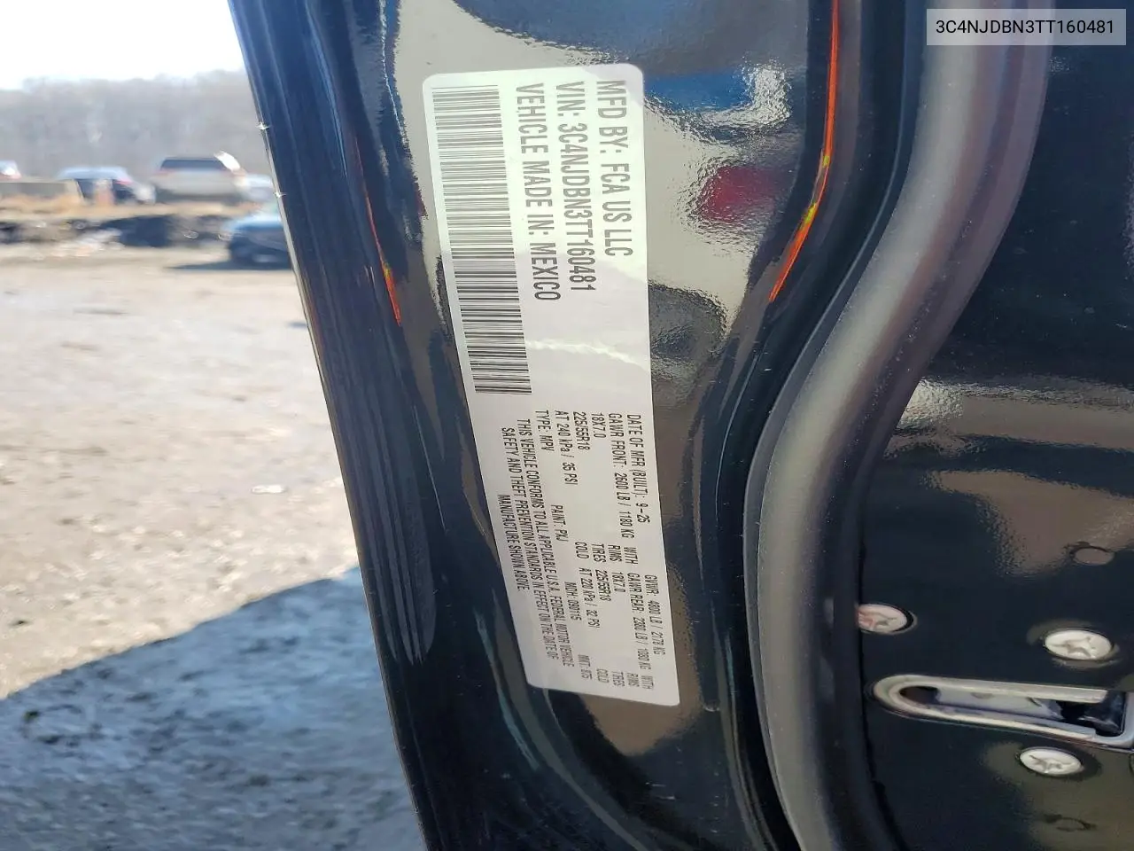 3C4NJDBN3TT160481 2026 Jeep Compass Latitude