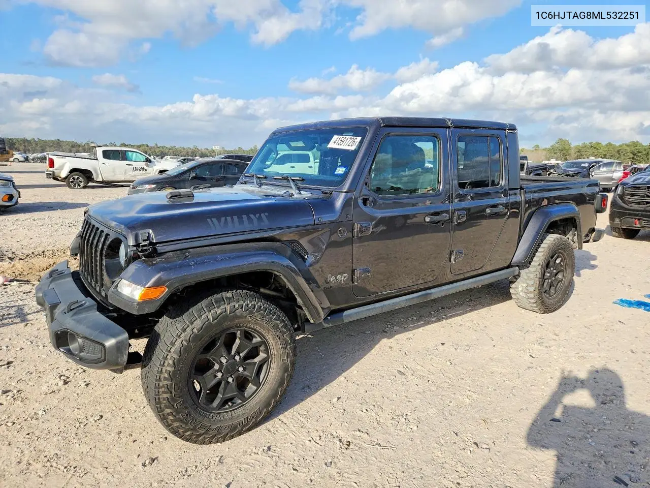 1C6HJTAG8ML532251 2021 Jeep Gladiator Sport