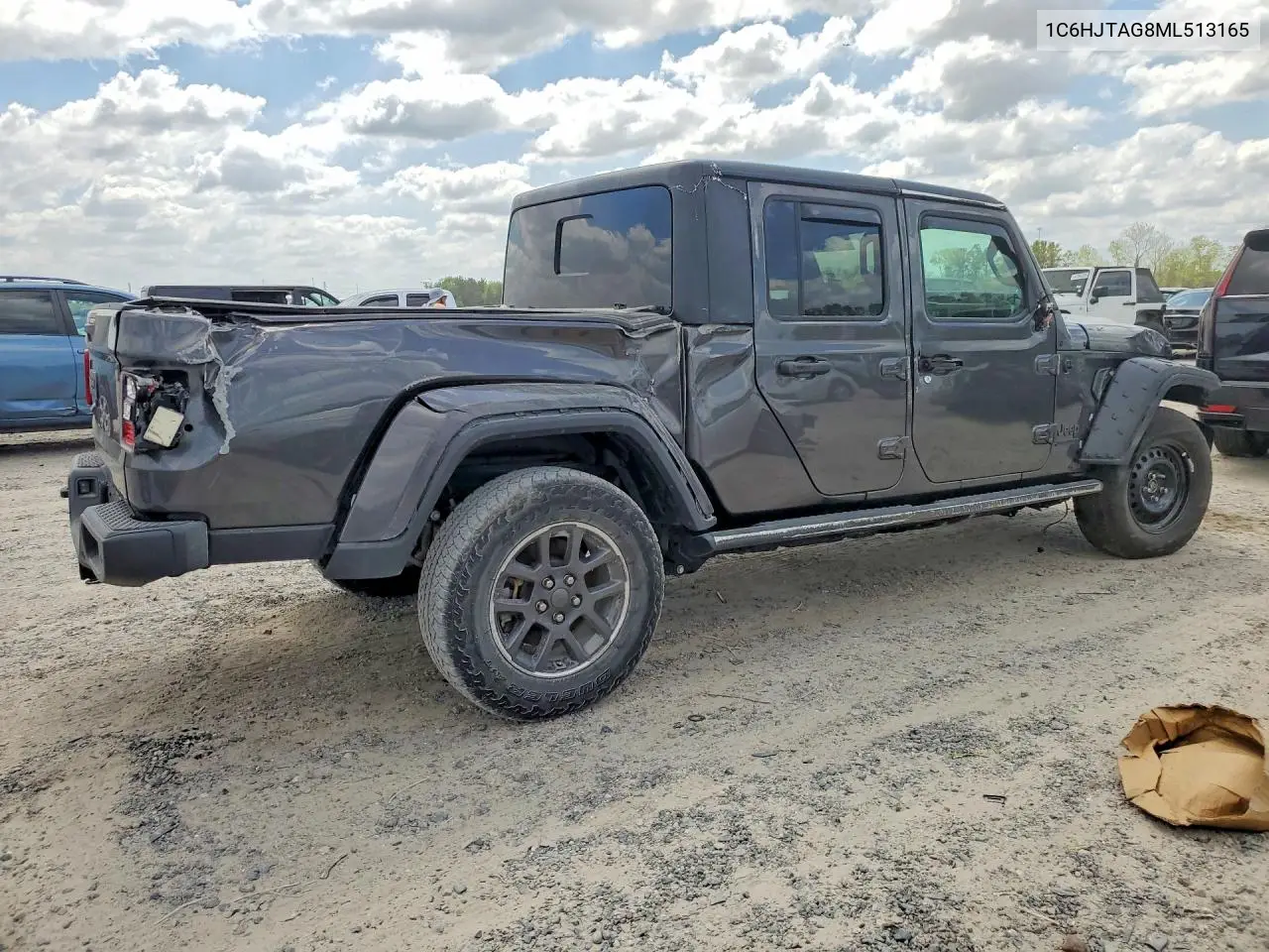 1C6HJTAG8ML513165 2021 Jeep Gladiator Sport