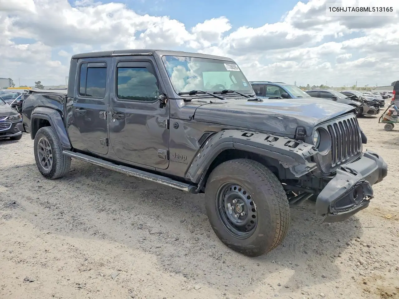 1C6HJTAG8ML513165 2021 Jeep Gladiator Sport