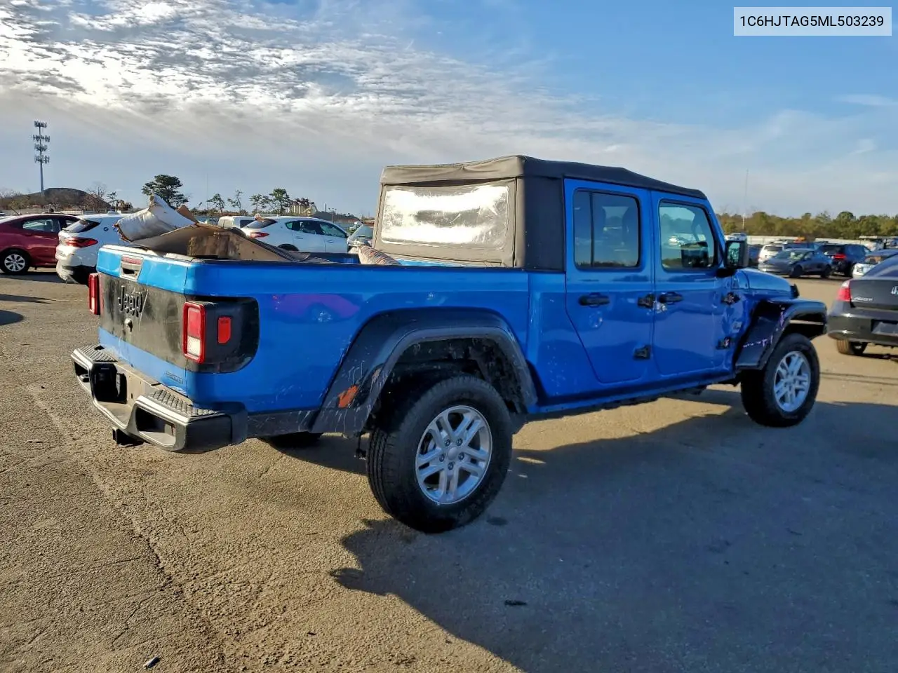 1C6HJTAG5ML503239 2021 Jeep Gladiator Sport