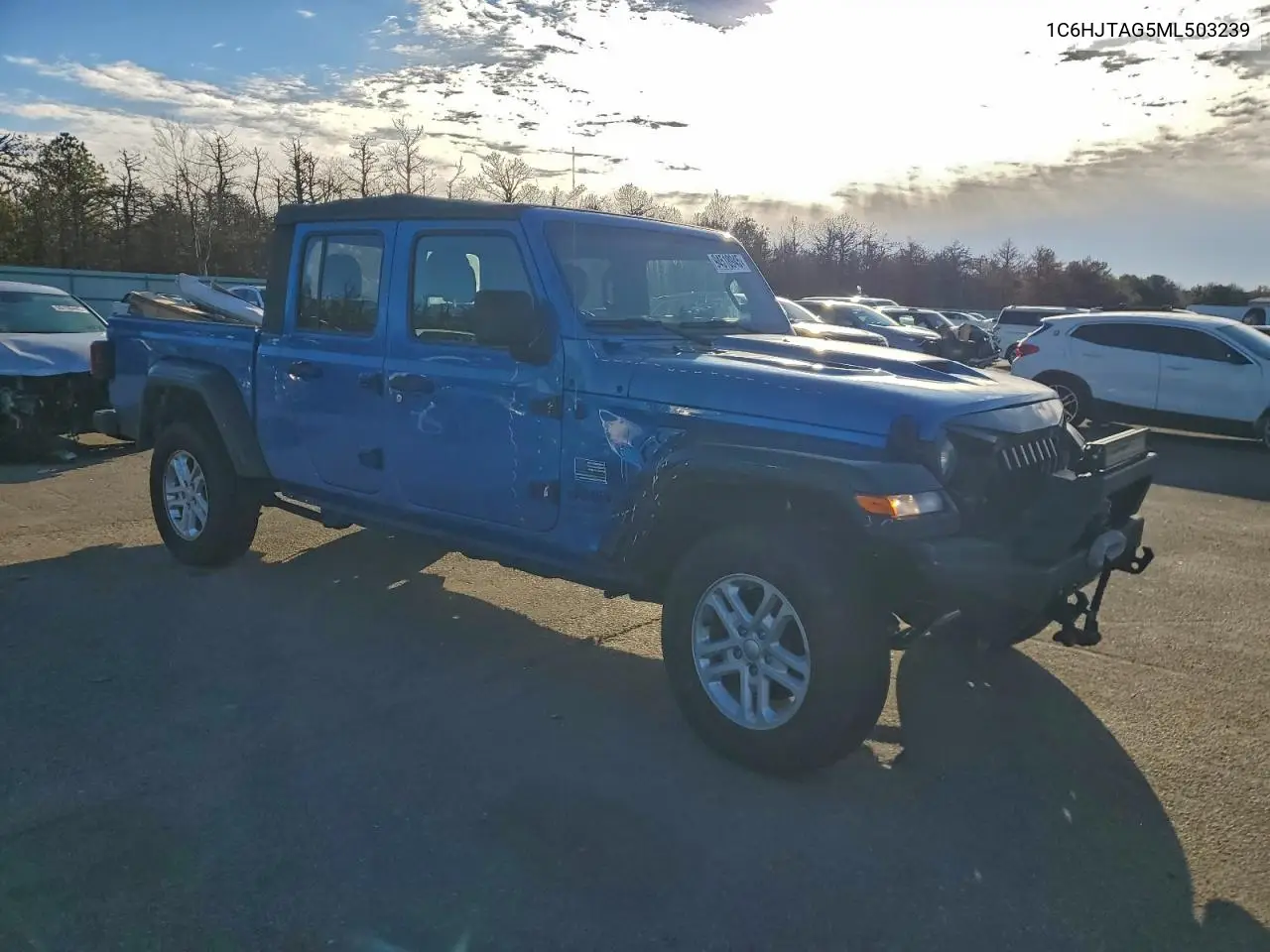 1C6HJTAG5ML503239 2021 Jeep Gladiator Sport