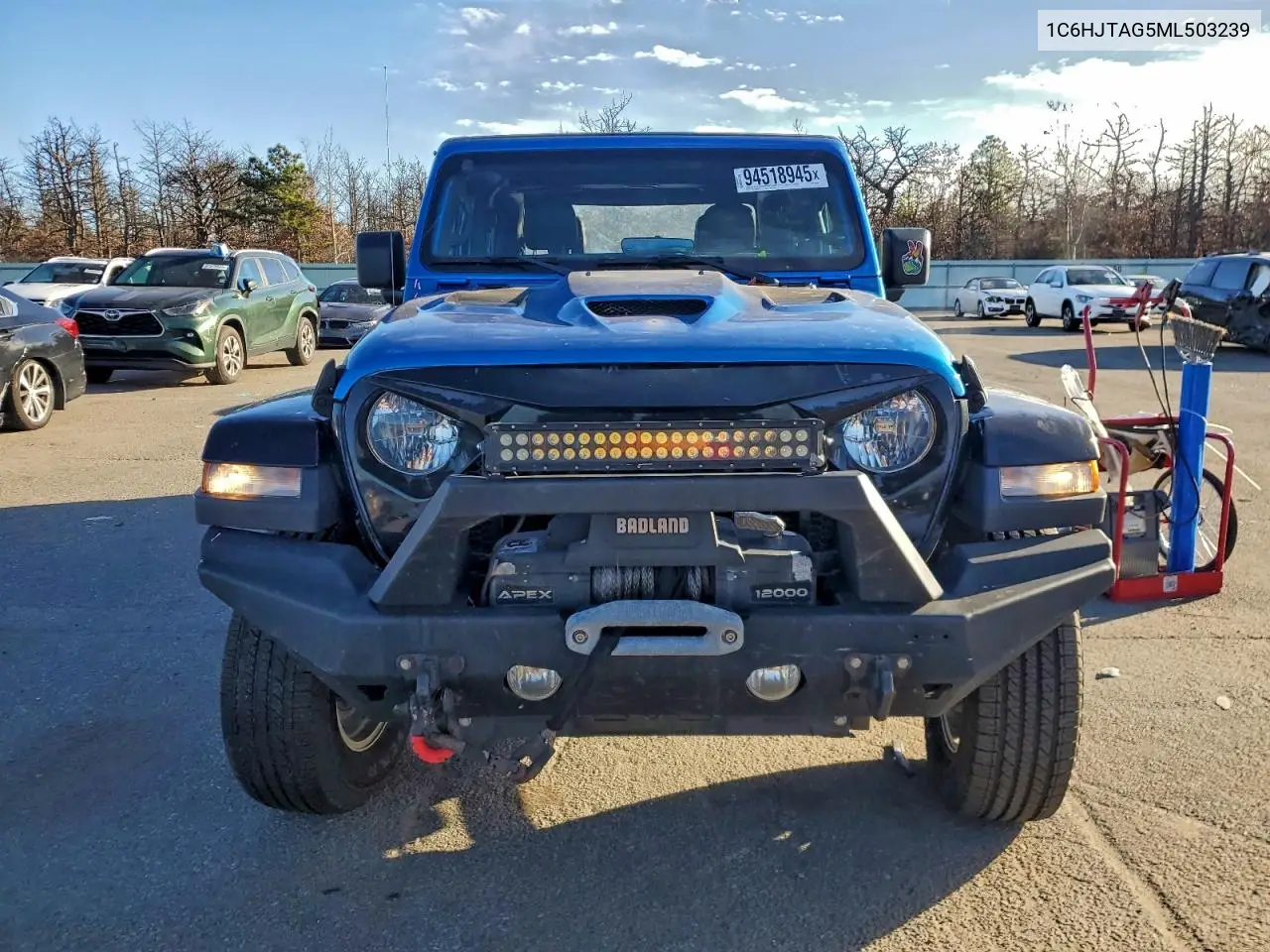 1C6HJTAG5ML503239 2021 Jeep Gladiator Sport