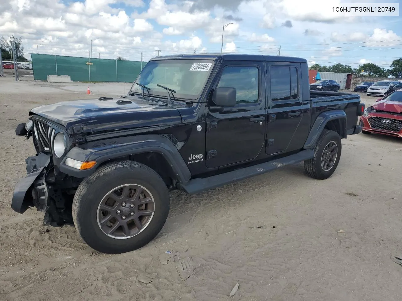 1C6HJTFG5NL120749 2022 Jeep Gladiator Overland