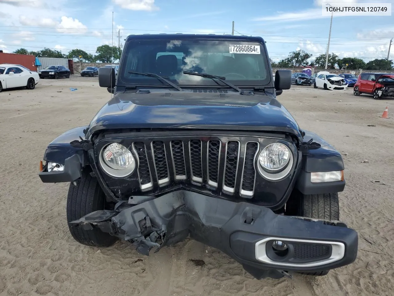 1C6HJTFG5NL120749 2022 Jeep Gladiator Overland