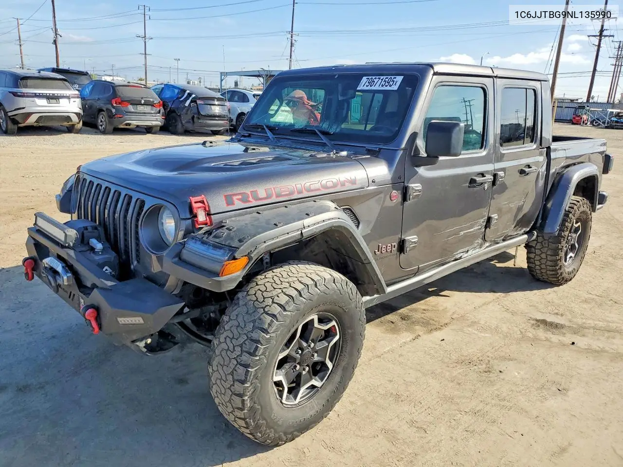 1C6JJTBG9NL135990 2022 Jeep Gladiator Rubicon