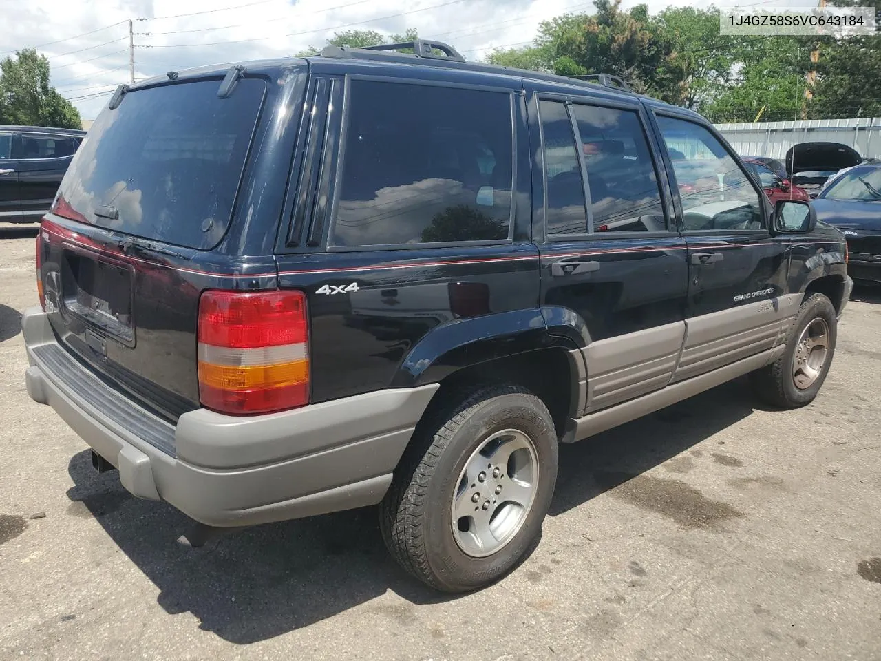 1997 Jeep Grand Cherokee Laredo VIN: 1J4GZ58S6VC643184 Lot: 57412534