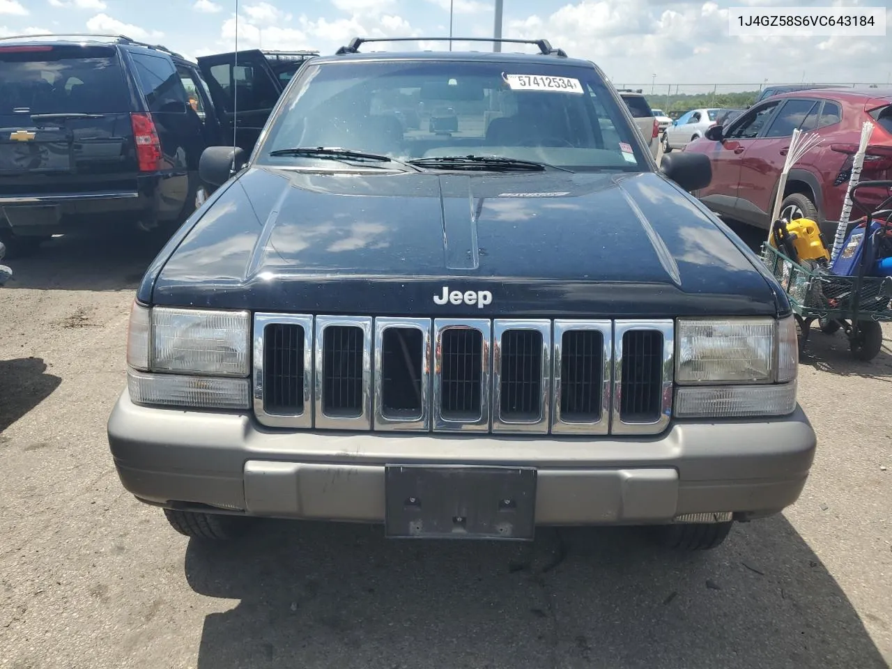 1997 Jeep Grand Cherokee Laredo VIN: 1J4GZ58S6VC643184 Lot: 57412534