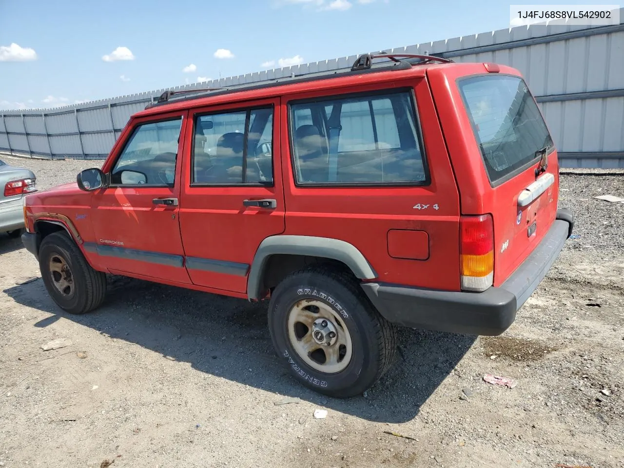 1997 Jeep Cherokee Sport VIN: 1J4FJ68S8VL542902 Lot: 71929044