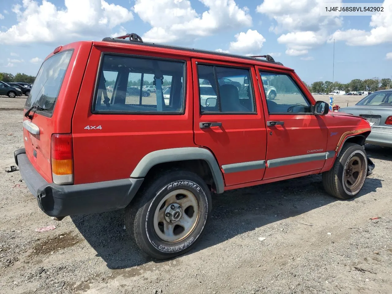 1997 Jeep Cherokee Sport VIN: 1J4FJ68S8VL542902 Lot: 71929044