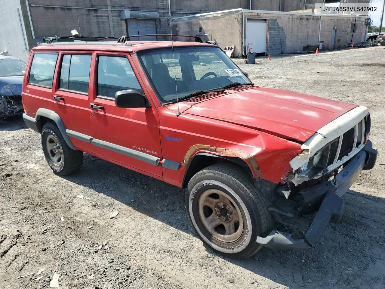 1997 Jeep Cherokee Sport VIN: 1J4FJ68S8VL542902 Lot: 71929044