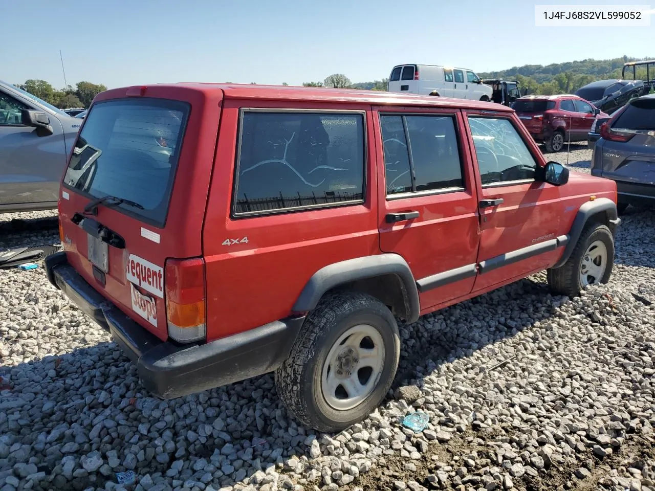 1997 Jeep Cherokee Sport VIN: 1J4FJ68S2VL599052 Lot: 72526704