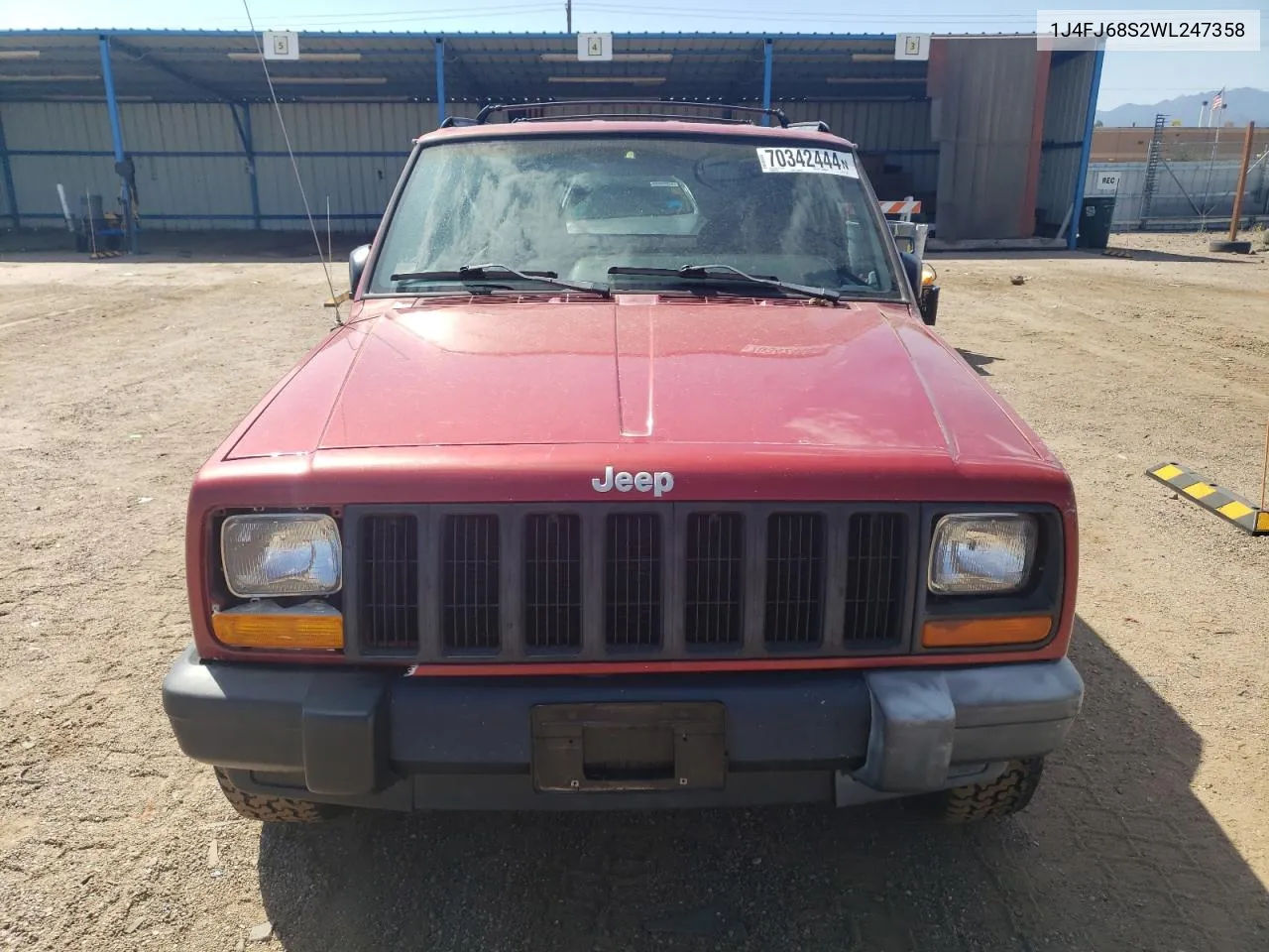 1998 Jeep Cherokee Sport VIN: 1J4FJ68S2WL247358 Lot: 70342444