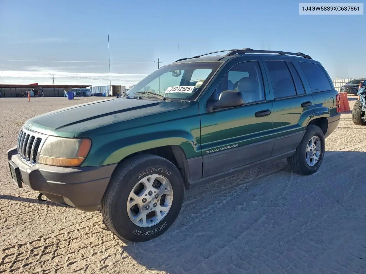 1J4GW58S9XC637861 1999 Jeep Grand Cherokee Laredo